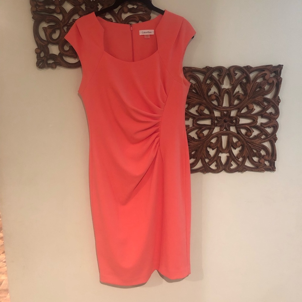 Calvin Klein Peach Dress